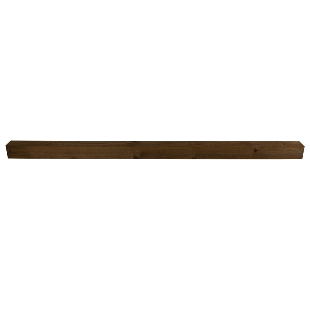 Forest Garden Brown Incised Fence Post 8ft – Pack of 6 5013053175507 2